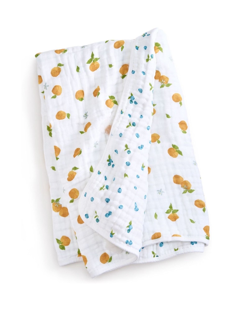 Aden + Anais White Dream Organic Cotton Muslin Blanket - Image 2 of 7
