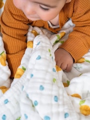 Aden + Anais White Dream Organic Cotton Muslin Blanket - Image 5 of 7