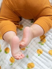Aden + Anais White Dream Organic Cotton Muslin Blanket - Image 6 of 7