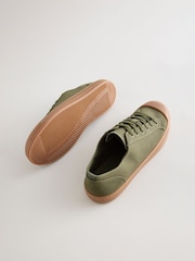 Green Canvas Trainers Shoes - Image 6 of 6