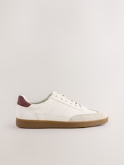 Cream T-Bar Low Trainers - Image 4 of 7