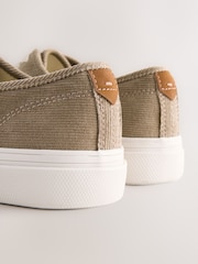 Neutral Classic Canvas Pumps - Image 6 of 7