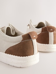 Neutral Canvas Apron Shoes - Image 3 of 5