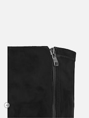 Simmi London Black Burney Knee High Stretch Heeled Boots - Image 3 of 4