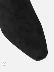 Simmi London Black Burney Knee High Stretch Heeled Boots - Image 4 of 4
