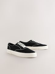 Black Classic Canvas Pumps - Image 1 of 1