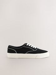 Black Classic Canvas Pumps - Image 3 of 6