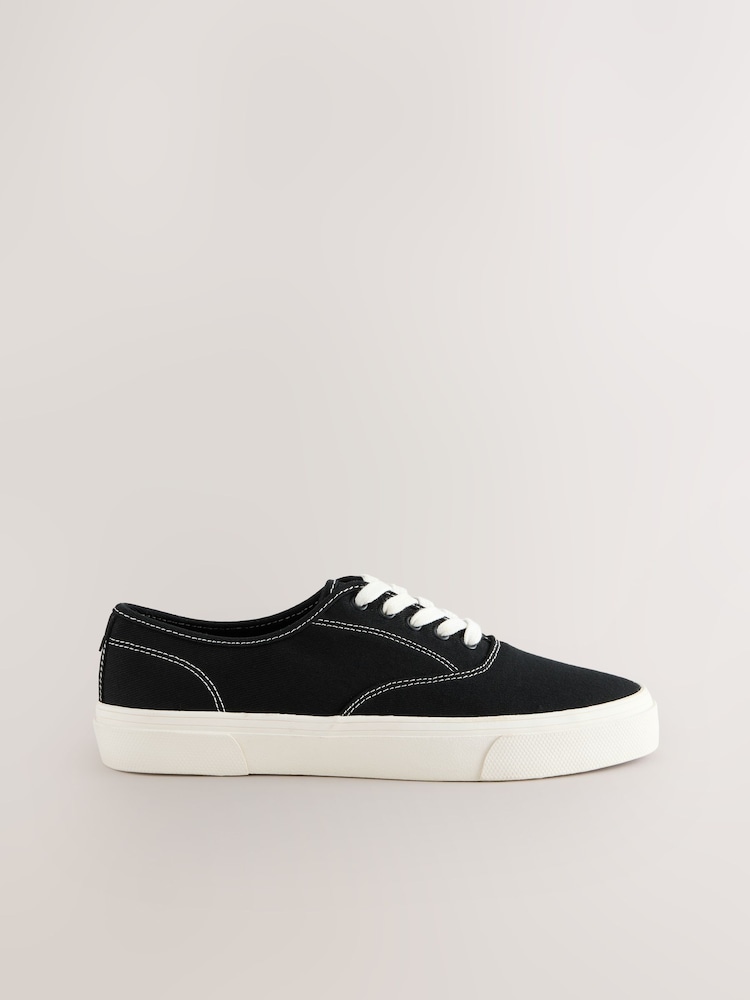 Noir - Tennis classiques en toile - Image 3 of 6