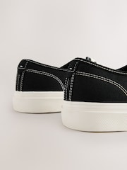 Black Classic Canvas Pumps - Image 5 of 6