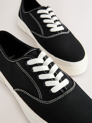 Black Classic Canvas Pumps - Image 6 of 6