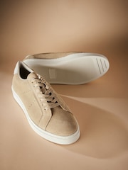 Neutral Signature Leather Trainers - Image 5 of 7