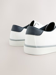 White Canvas Stag Trainers - Image 3 of 5