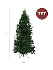 Charles Bentley Green Charles Bentley Nordic Spruce 7ft Slim Hinged Christmas Tree - Image 6 of 6