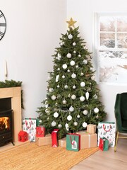 Charles Bentley Green Charles Bentley Nordic Spruce 6ft Hinged Christmas Tree - Image 1 of 2