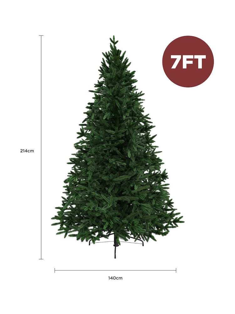 Charles Bentley Green Charles Bentley Nordic Spruce 7ft Hinged Christmas Tree - Image 6 of 6 Charles Bentley Green Charles Bentley Nordic Spruce 7ft Hinged Christmas Tree - Image 6 of 6