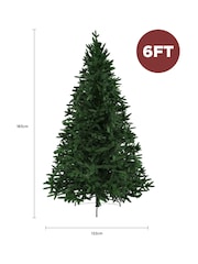 Charles Bentley Green Faux Hinged Nordic Spruce 6ft 6ft Christmas Tree - Image 6 of 6