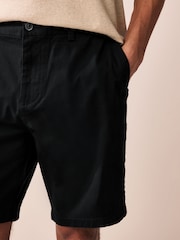 Noir/Mushroom Marron - Slim Fit (Slim Fit) - Lot de 2 shorts chino stretch - Image 7 de 13