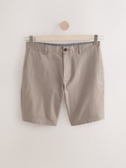 Noir/Mushroom Marron - Slim Fit (Slim Fit) - Lot de 2 shorts chino stretch - Image 9 de 13