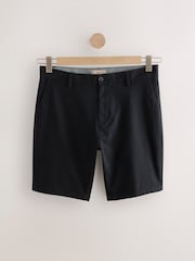 Black/Navy Slim Fit Stretch Chino Shorts 2 Pack - Image 7 of 12