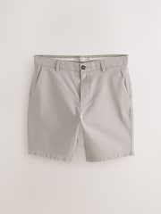 Noir/Mushroom Marron - Ajustement droit - Lot de 2 shorts chino stretch - Image 7 de 10