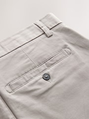 Noir/Mushroom Marron - Ajustement droit - Lot de 2 shorts chino stretch - Image 8 de 10