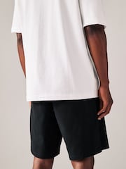 Black/Navy Straight Fit Stretch Chino Shorts 2 Pack - Image 5 of 13