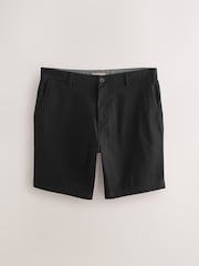 Black/Navy Straight Fit Stretch Chino Shorts 2 Pack - Image 8 of 13