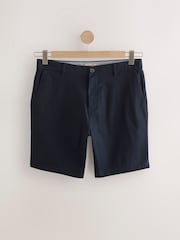 Black/Navy Straight Fit Stretch Chino Shorts 2 Pack - Image 9 of 13