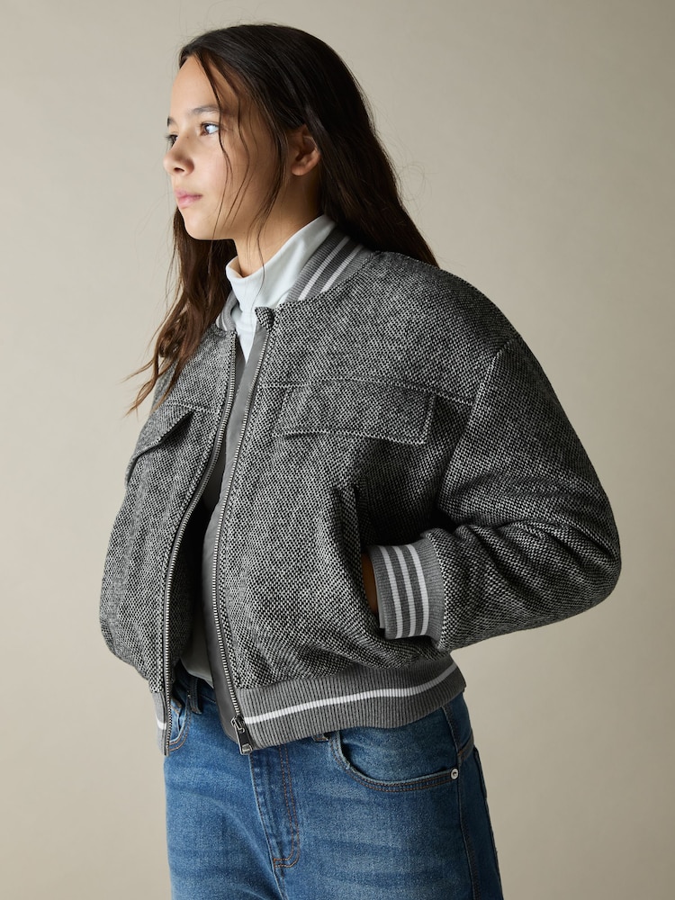 Reiss Tahlia Wool-Blend Padded Bomber Jacket - Imagen 1 de 4 Reiss Tahlia Wool-Blend Padded Bomber Jacket - Imagen 1 de 4