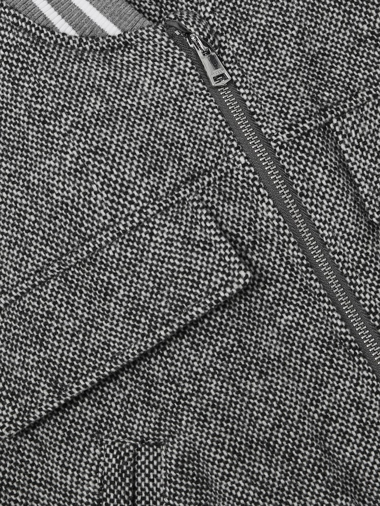 Reiss Tahlia Wool-Blend Padded Bomber Jacket - Imagen 4 de 4
