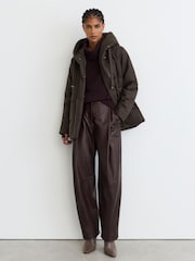 Reiss Tory Wool Hooded Puffer Coat - 9의 이미지 3