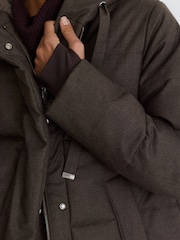Reiss Tory Wool Hooded Puffer Coat - 9의 이미지 6