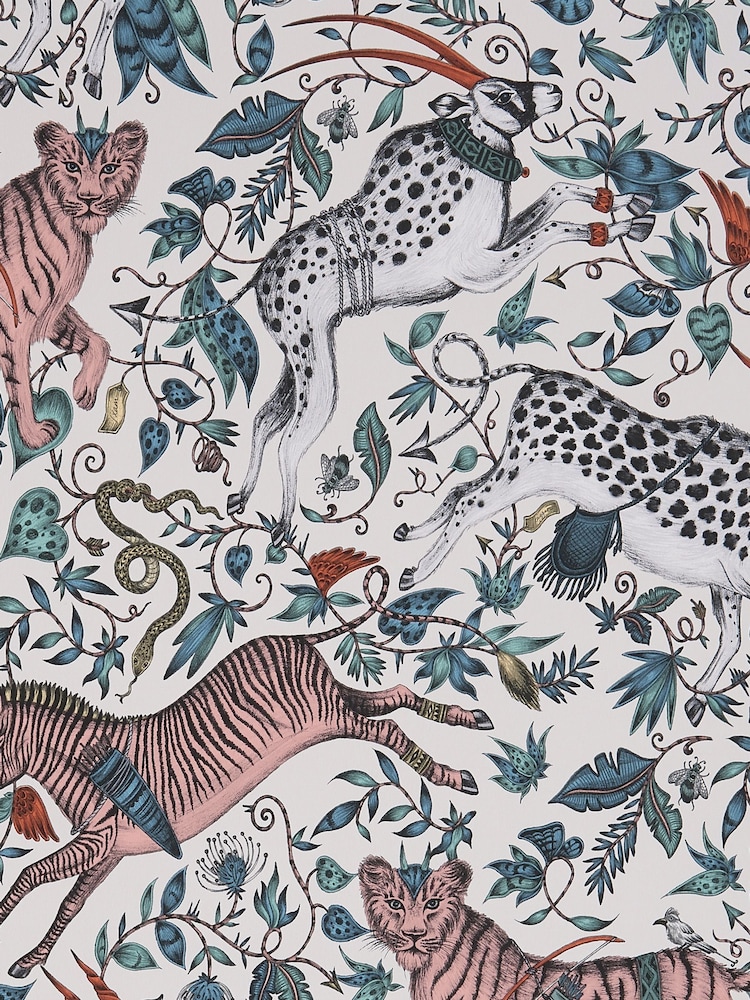 Clarke and Clarke Protea Pink Emma J Shipley Wilderie Protea 10M Wallpaper - Image 1 of 1