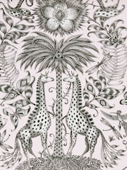 Clarke and Clarke Kruger Pink Emma J Shipley 10M Wallpaper - Image 1 of 1