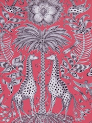 Clarke and Clarke Kruger Magenta Emma J Shipley 10M Wallpaper - Image 1 of 1