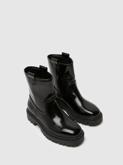 Schuh Alana Pull On Knee Black Boots - Image 3 of 4