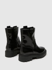Schuh Alana Pull On Knee Black Boots - Image 4 of 4