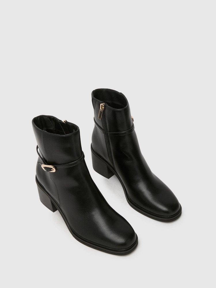 Schuh Briley Heeled Buckle Boots - Image 4 of 4