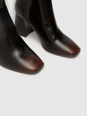 Schuh Dova Block Heel Knee High Boots - Image 4 of 5