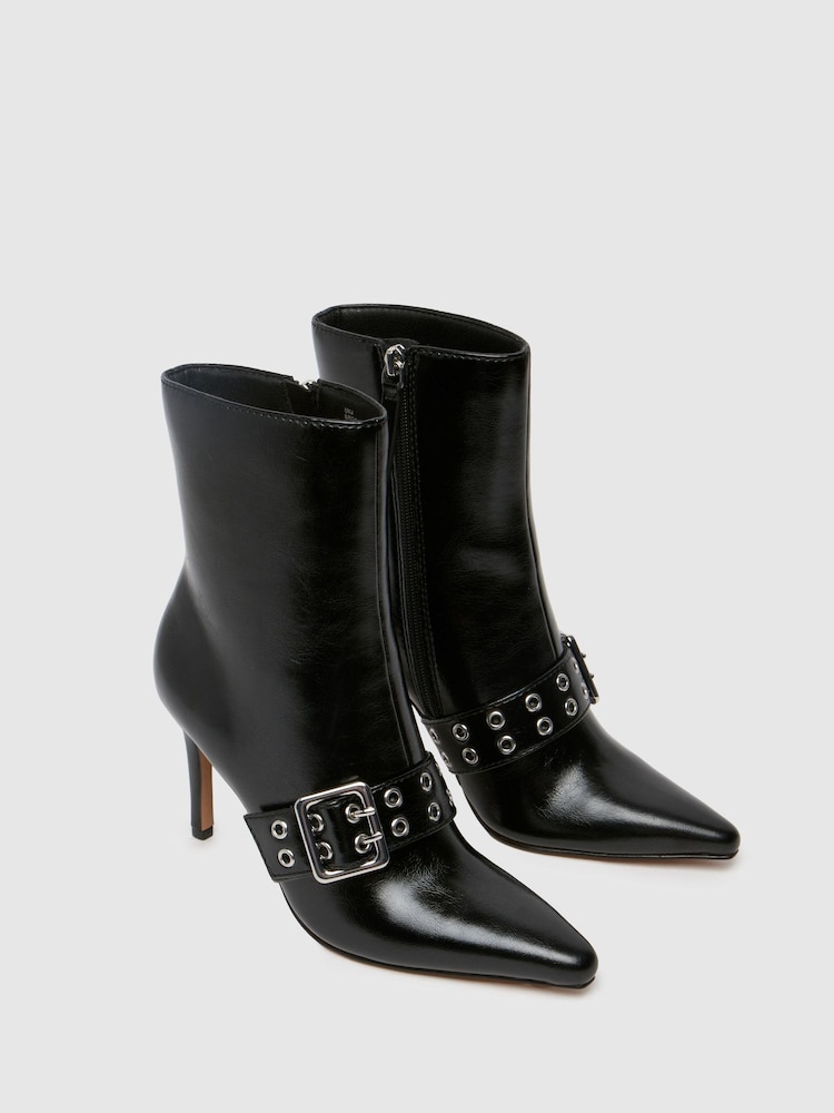 Schuh Brogan Hardwear Buckle Point Boots - Image 2 of 4