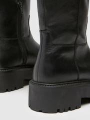 Schuh Darina Leather Pull On Black Boots - Image 4 of 4