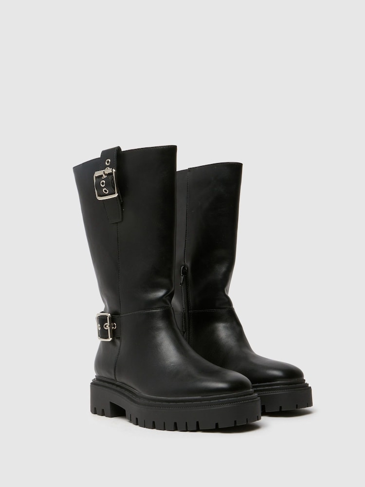 Schuh Dayla Chunky Calf Boots - Image 2 of 5