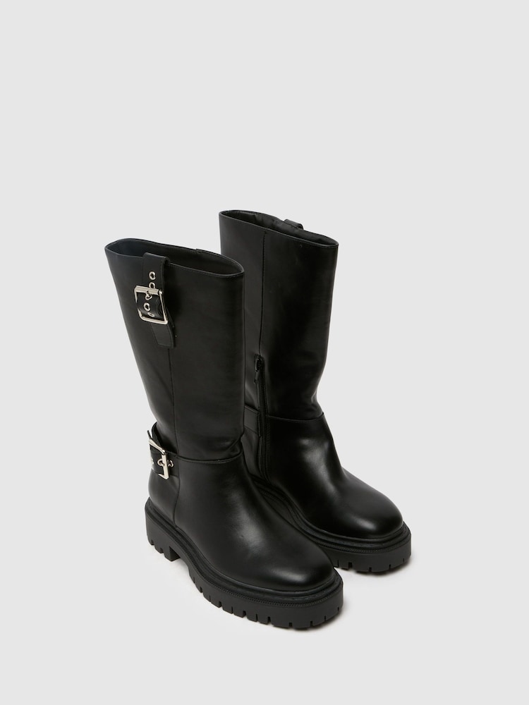 Schuh Dayla Chunky Calf Boots - Image 2 of 4