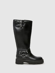 Schuh Dayton Hardwear Knee Black Boots - Image 1 of 4