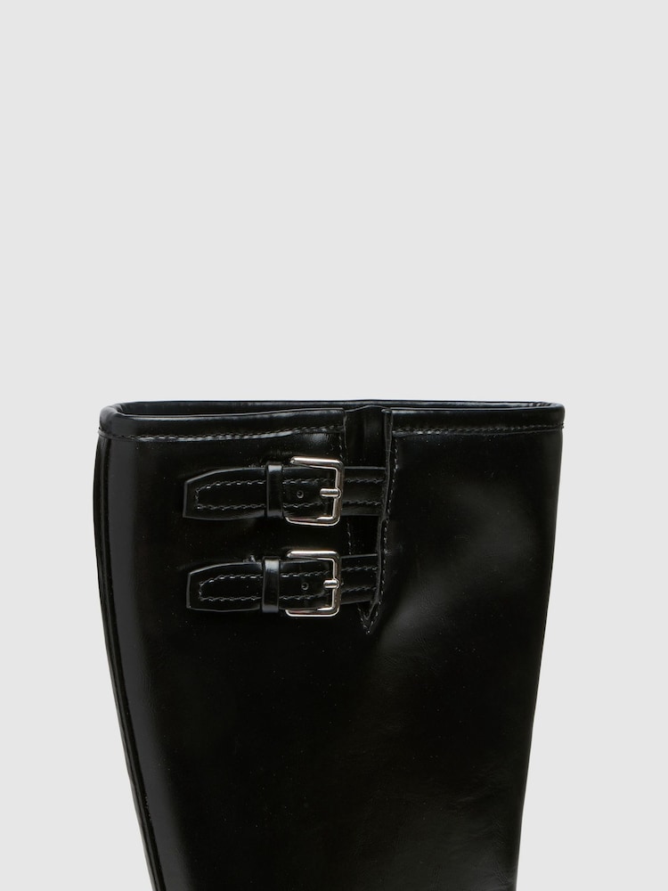 Schuh Dayton Hardwear Knee Black Boots - Image 4 of 4