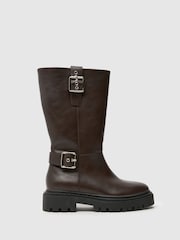 Schuh Dayla Chunky Calf Boots - Image 1 of 4