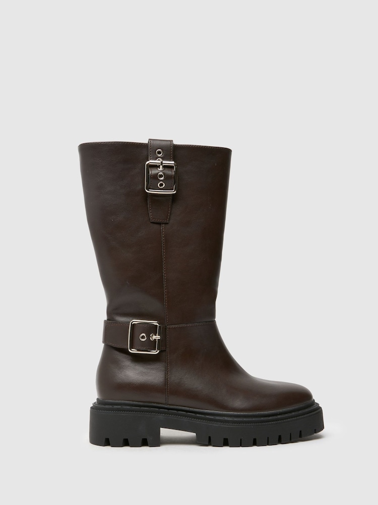 Schuh Dayla Chunky Calf Boots - Image 1 of 4