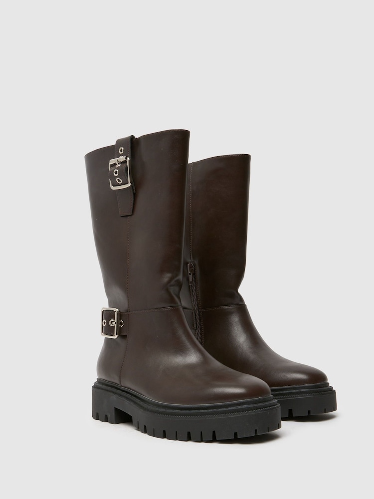 Schuh Dayla Chunky Calf Boots - Image 2 of 4