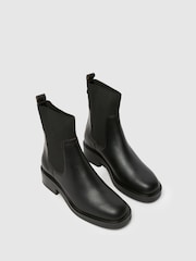 Schuh Constance Leather Chelsea Black Boots - Image 3 of 4