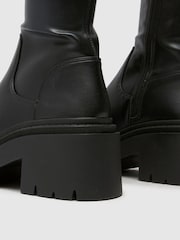 Schuh Black Dinnie Over The Knee Boots - Image 3 of 4